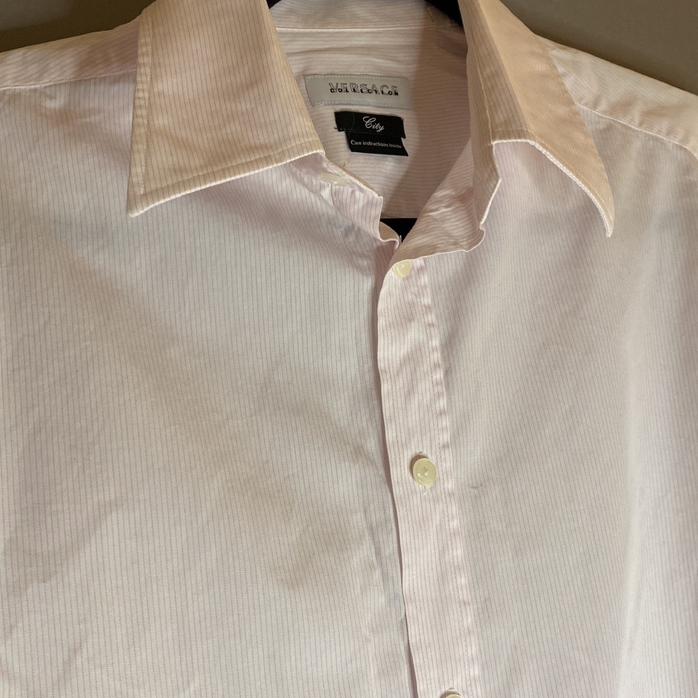 Authentic Versace Striped Button Down! - image 3